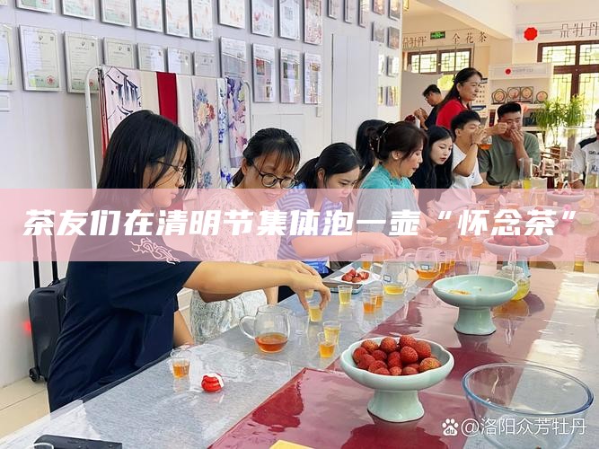 茶友们在清明节集体泡一壶“怀念茶”